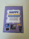 Grandson game control birthday card, handmade cards