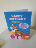 Birthday card for a nephew, (Pack of 10), wholesale CamieRoseUK