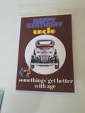 Gets better with age birthday card for uncle, CamieRoseUK