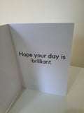 Chimp birthday card for an uncle, funny cards, handmade at CamieRoseUK