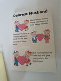 Husband birthday card, sentimental cards, handmade cards