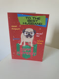 Best husband birthday card, funny cards, handmade cards