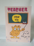 Thank you card for Teachers: Camieroseuk handmade