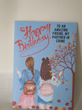 Best friends birthday card, friendship card, birthday card for her