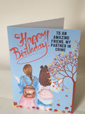 Best friends birthday card, friendship card, birthday card for her