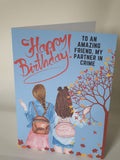 Best friends birthday card, friendship card, birthday card for her