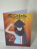 Graduate celebratory card, you did it, (10 per pack) wholesale