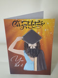 Graduate celebratory card, you did it, (10 per pack) wholesale