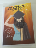 Graduate celebratory card, you did it, (10 per pack) wholesale