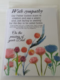 Sympathy card, on the passing of your dad, thinking of you cards