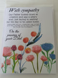 Sympathy card, on the passing of your dad, thinking of you cards