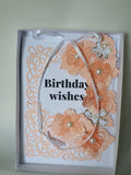 Happy birthday card for her, Savvy Rose, boxed card, handmade cards