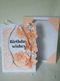 Happy birthday card for her, Savvy Rose, boxed card, handmade cards