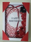 Luxury boxed birthday card, Rose bush, Handmade birthday cards, CamieRoseUK designs