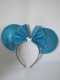 Mermaid theme- mouse ears headband