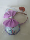 Purple unicorn theme mouse ears headband