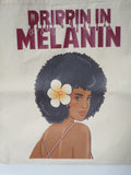 Dripping in Melanin tote bag, empowered totes, CamieRoseUK