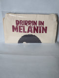 Dripping in Melanin tote bag, empowered totes, CamieRoseUK