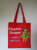 Shopping Tote, Kingdom shopper, ministry bags, christian bags