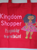 Shopping Tote, Kingdom shopper, ministry bags, christian bags