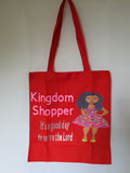 Shopping Tote, Kingdom shopper, ministry bags, christian bags