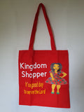 Shopping Tote, Kingdom shopper, ministry bags, christian bags