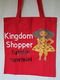 Shopping Tote, Kingdom shopper, ministry bags, christian bags