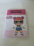 Lol doll birthday card, Card forr granddaughter, CamieRoseUK