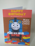 Thomas the tank engine birthday cards, handmade cards, CamieRoseUK