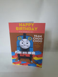 Thomas the tank engine birthday cards, handmade cards, CamieRoseUK