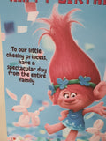 Troll poppy birthday cards, CamieRoseUK, handmade cards