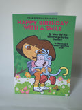 Dora the explorer birthday card, cards for daughter, CamieRoseUK