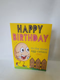 Egg-cellent dad birthday card, funny cards, wholesale (Pack of 10), CamieRoseUK