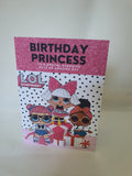 Lol surprise birthday card, handmade cards, CamieRoseUK