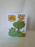 Toadaly awesome birthday card, CamieRoseUK, Wholesale (Pack of 10)