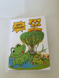 Toadaly awesome birthday card, CamieRoseUK, Wholesale (Pack of 10)