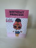 Lol doll birthday card, Card forr granddaughter, CamieRoseUK