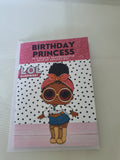 Lol doll birthday card, Card forr granddaughter, CamieRoseUK