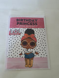 Lol doll birthday card, Card forr granddaughter, CamieRoseUK