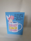 Best dad ever birthday card, sentimental cards, handmade at CamieRoseUK