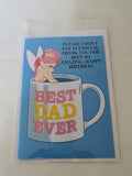 Best dad ever birthday card, sentimental cards, handmade at CamieRoseUK