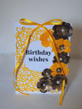 Luxury boxed birthday card, blossom bloom, Handmade birthday cards, CamieRose designs