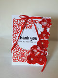 Luxury boxed Thank you card, Handmade cards at CamieRoseUK