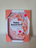 Luxury boxed anniversary card, Handmade cards, Keepsake cards, CamieRoseUK designs