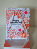 Luxury boxed anniversary card, Handmade cards, Keepsake cards, CamieRoseUK designs