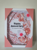 Luxury boxed anniversary card, Handmade cards, Keepsake cards, CamieRoseUK designs