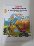 Funny anniversary cards, CamieRoseUK, handmade customised cards