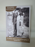 Vintage anniversary cards, card for couples, CamieRoseUK