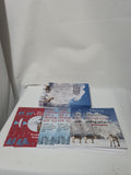 Reindeer scene box card collection, handmade designs at Camieroseuk