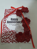 Happy Anniversary card, Birthday wishes , Ribbon cards, CamieRoseuk designs